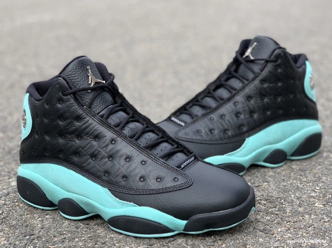 Rep Retro Black 13 Green Island Jordan 414571-030 Air 0605